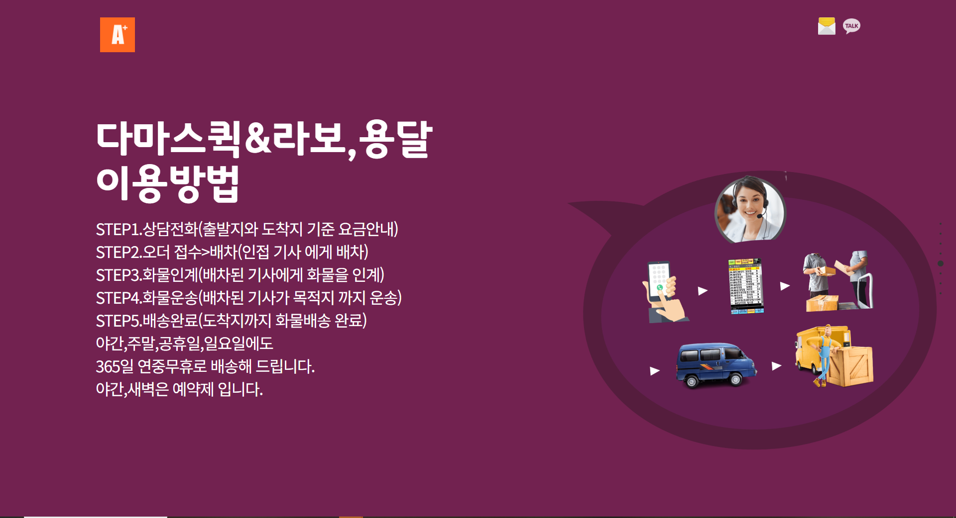 경기광주 야간 24시 연중무휴 다마스용달